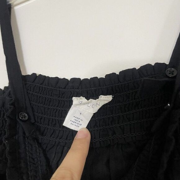 NWOT CASLON long sleeve cold shoulder cotton tunic top size Small - Picture 3 of 5